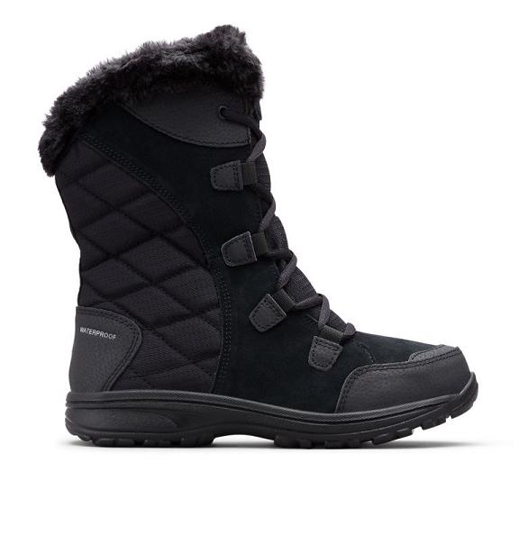 Columbia Ice Maiden II Boots Black Grey For Women's NZ65014 New Zealand